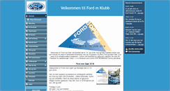 Desktop Screenshot of fordmklubb.com