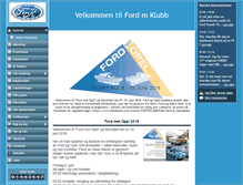 Tablet Screenshot of fordmklubb.com